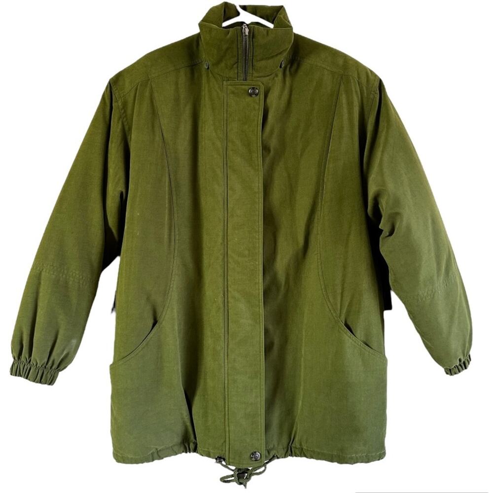 Bromley Sport Thermoloft Outdoor Jacket Insulated Full Zip Midweight Green Large